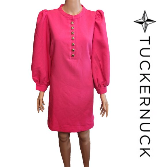 Tuckernuck Dresses & Skirts - Tuckernuck Pomander Place Cerise Pink Samantha Mini Dress NWT Large
